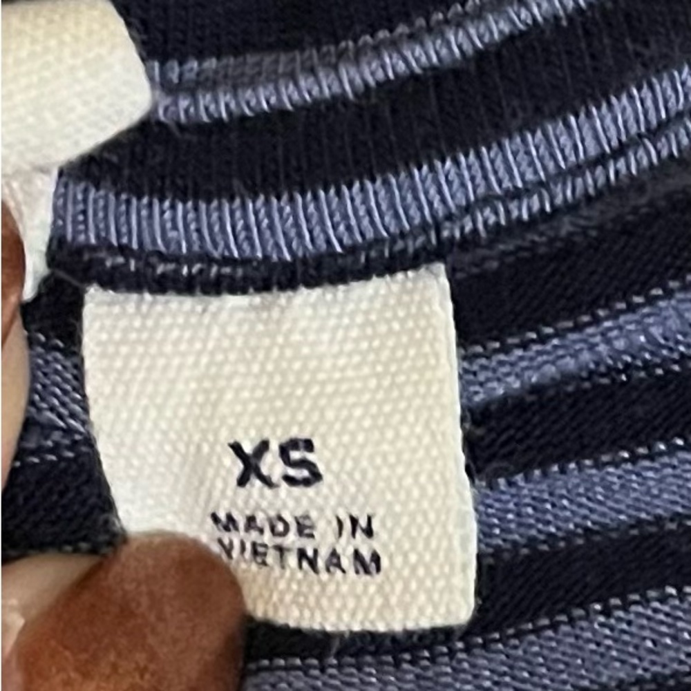 GAP Striped Blue T- Shirt Dress size XS - Picture 15 of 16